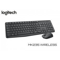 KIT LOGITECH MK235 WIRELESS (TECLADO / MOUSE)