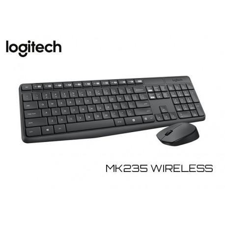 KIT LOGITECH MK235 WIRELESS (TECLADO / MOUSE)