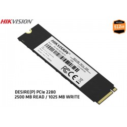512GB M.2 PCIe SSD HIKVISION DISIRE (HS-SSD-DESIRE(P) 512G) (2500 MB/s READ/1025 MB/s WRITE)