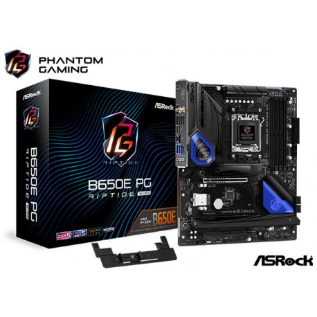 M.B. ASROCK B650E PG RIPTIDE WiFi (AM5) DDR5 (RYZEN 7000)