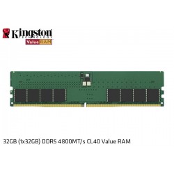 32GB DDR5 4800MHz KINGSTON VALUE CL40 (KVR48U40BD8-32)