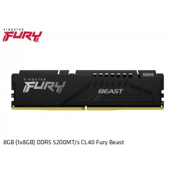 8GB DDR5 5200MHz KINGSTON FURY BEAST CL40 (KF552C40BB-8)