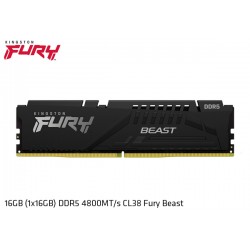 16GB DDR5 4800MHz KINGSTON FURY BEAST CL38 (KF548C38BB-16)