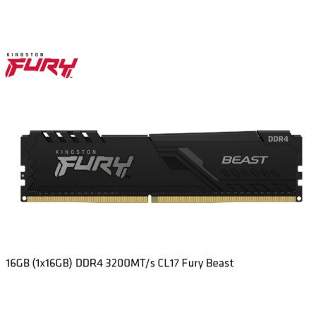 16GB DDR4 3200MHz KINGSTON FURY BEAST CL17 (KF432C16BB/16)