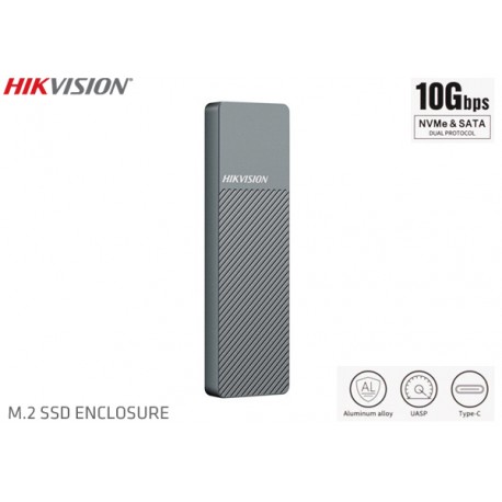 HIKVISION COFRE DISCO DURO M.2 SSD PCIe NVME & SATA (USB 3.1)