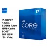 3.6GHz INTEL I7-11700KF (5.0GHz TURBO, 8C/16T, 16MB CACHE, 125W, LGA1200) 11VA GENERACION