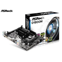 M.B. ASROCK D1800M (Intel® Dual-Core J1800, 2.41 GHz) (2xDDR3-UDIMM)