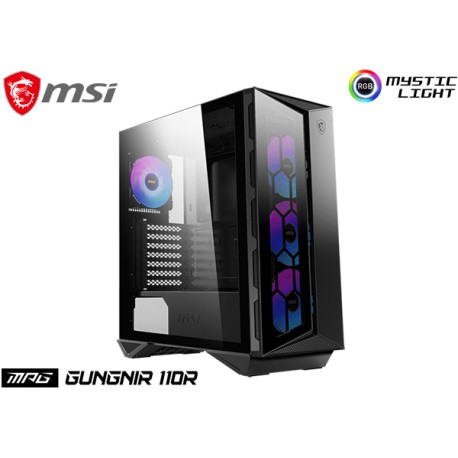GABINETE GAMER MSI MPG GUNGNIR 110R (TEMPERED GLASS) ATX