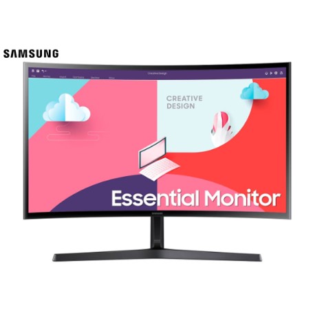 24" LED SAMSUNG LS24C366EALXZS CURVO (FULL HD 1920X1080) 75Hz 4MS (GTG) VGA/HDMI