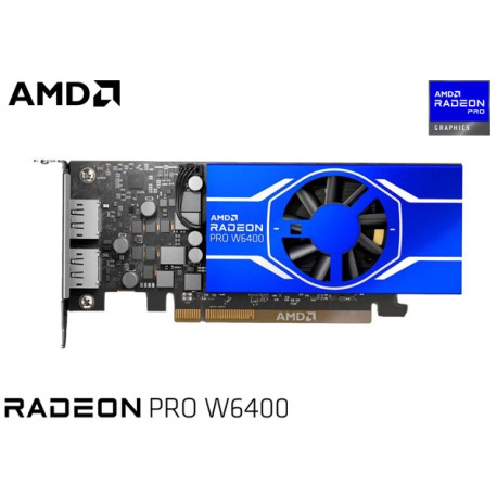 T.V. AMD RADEON PRO W 6400 4GB GDDR6 (100-506189)