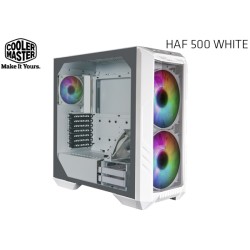 GABINETE COOLER MASTER HAF 500 WHITE (ATX)