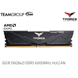 32GB (16GBx2) DDR5 6000MHZ TEAMGROUP T-FORCE VULCAN (AMD EXPO) FLABD532G6000HC38ADC01