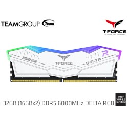 32GB (16GBx2) DDR5 6000MHZ TEAMGROUP T-FORCE DELTA RGB (INTEL XMP 3.0) FF4D532G6000HC38ADC01