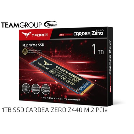 1TB SSD NVME TEAMGROUP T-FORCE CARDEA ZERO Z440 M.2 PCIe TM8FP7001T0C311