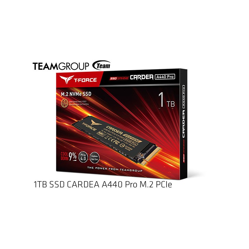 1TB SSD NVME TEAMGROUP T-FORCE CARDEA A440 PRO M.2 PCIe