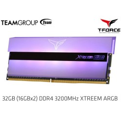 32GB (16GBx2) DDR4 3200MHZ TEAMGROUP T-FORCE XTREEM ARGB (WHITE) TF13D432G3200HC16CDC01