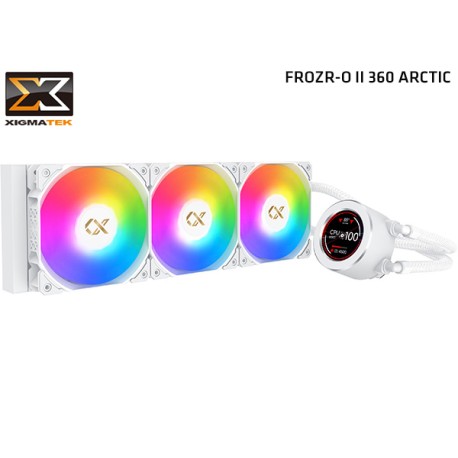 WATER COOLING XIGMATEK FROZR-O II 360 ARTIC (ARGB) WHITE