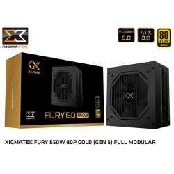 FUENTE DE PODER XIGMATEK FURY 850W 80 PLUS GOLD (FULL MODULAR) GEN 5