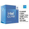 2.5GHz INTEL I5-14400F (4.7GHz TURBO, 10C/16T, 20MB CACHE, 65W, LGA1700) 14TH GENERACION