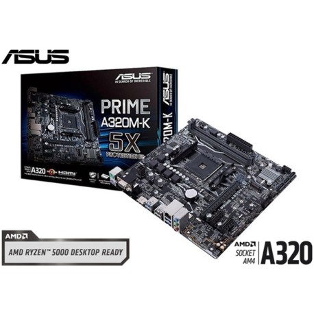 M.B. ASUS PRIME A320M-K (AM4) DDR4 (RYZEN)