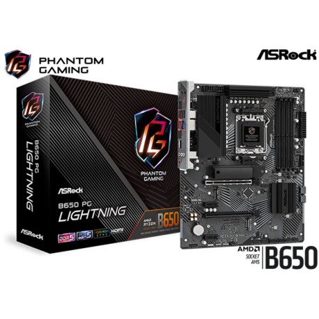 M.B. ASROCK B650 PG LIGHTNING (AM5) DDR5 (RYZEN 7000)