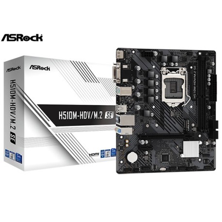 M.B. ASROCK H510M-HDV/M.2 SE (LGA1200) DDR4 (INTEL 10ª/11ª GENERACIÓN)