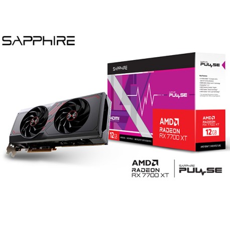 T.V. SAPPHIRE PULSE AMD RADEON™ RX 7700 XT 12GB