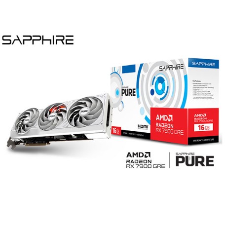 T.V. SAPPHIRE PURE AMD RADEON™ RX 7900 GRE 16GB