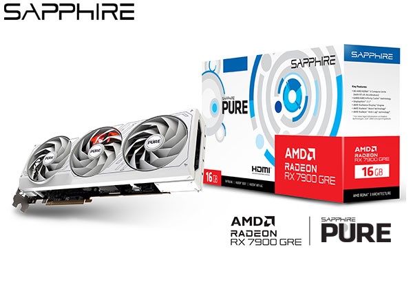 Sapphire　PURE　RADEON RX 7900GRE SAPPHIRE PURE RX 7900 GRE 16GB [11325-03-20G]