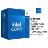 2.1GHz INTEL I7-14700F (5.4GHz TURBO, 20C/28T, 33MB CACHE, 65W, LGA1700) 14TH GENERACION