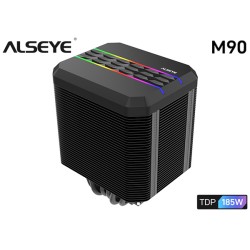 ALSEYE CPU COOLER M90-B (BLACK) (TDP 185W) (AMD/INTEL)