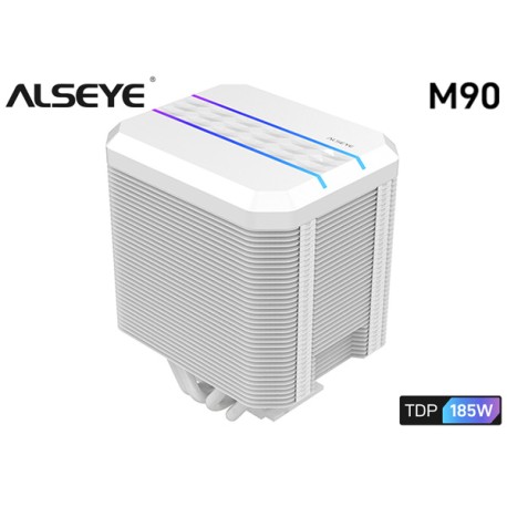 ALSEYE CPU COOLER M90-W (WHITE) (TDP 185W) (AMD/INTEL)