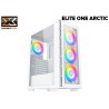 GABINETE XIGMATEK ELITE ONE ARCTIC (ATX) TG (4x120MM FAN ARGB)