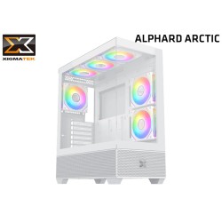 GABINETE XIGMATEK ALPHARD ARCTIC (EATX) TG (6x120MM FAN ARGB)