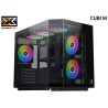 GABINETE XIGMATEK CUBI M (MATX) TG (6xFAN 120MM ARGB)