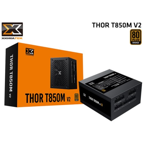 FUENTE DE PODER XIGMATEK THOR T850M V2 850W 80 PLUS BRONZE (FULL MODULAR)