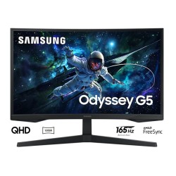 27" LED SAMSUNG ODYSSEY G5 LS27CG552ELXZS CURVO (QHD 2560x1440) 165Hz 1MS DP/HDMI