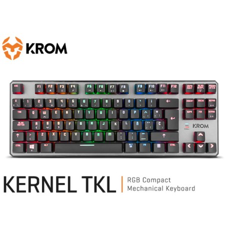 TECLADO KROM KERNEL TKL RGB COMPACT MECHANICAL