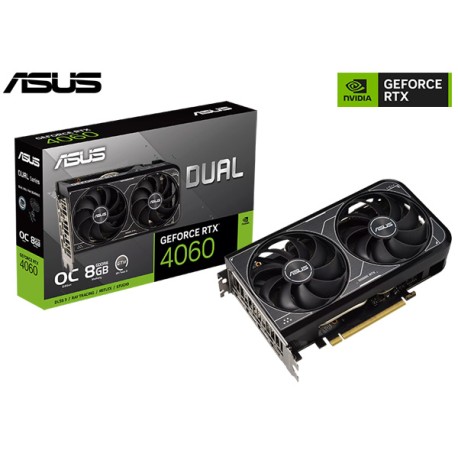 T.V. ASUS DUAL GEFORCE RTX™ 4060 V2 OC EDITION 8GB GDDR6