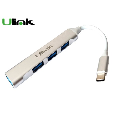 HUB ULINK USB-C / 4 PUERTOS USB (1x3.0 + 3x2.0) (UL-HUBC400)