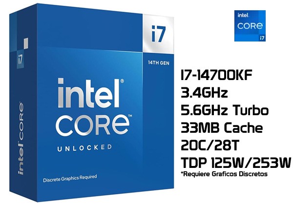 Intel Core i7-14700KF [BX8071514700KF]