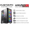 CUSTOMPC (AMD RYZEN 5 5500): 16GB, 500GB M.2, AMD RADEON RX 6600