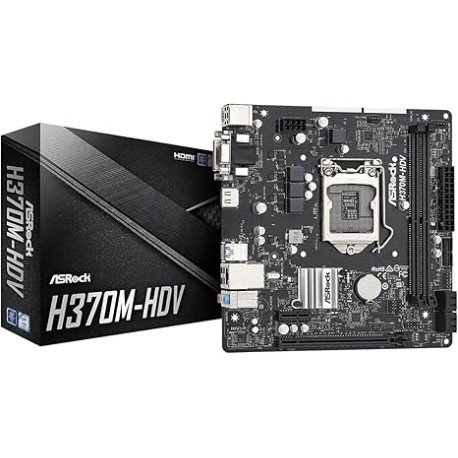 M.B. ASROCK H370M-HDV (LGA 1151)