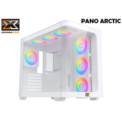 GABINETE XIGMATEK PANO ARCTIC (MATX) TG CURVED (7x120MM FAN ARGB)