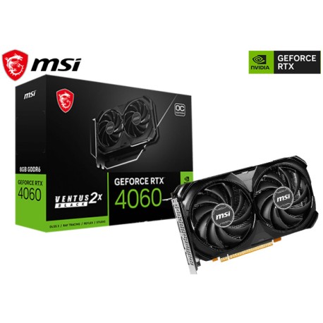 T.V. MSI GEFORCE RTX 4060 VENTUS 2X BLACK 8G OC