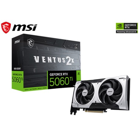 T.V. MSI GeForce RTX™ 5060 Ti 8G VENTUS 2X PLUS