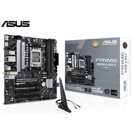 M.B. ASUS PRIME B650M-A AX6 II-CSM (AM5) DDR5 (RYZEN 7000/8000/9000)