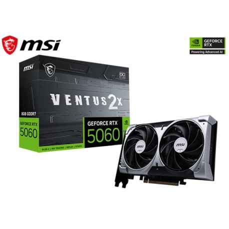 T.V. MSI GeForce RTX 5060 8G VENTUS 2X OC