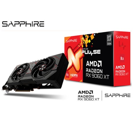 T.V. SAPPHIRE PULSE AMD RADEON™ RX 9060 XT 8GB