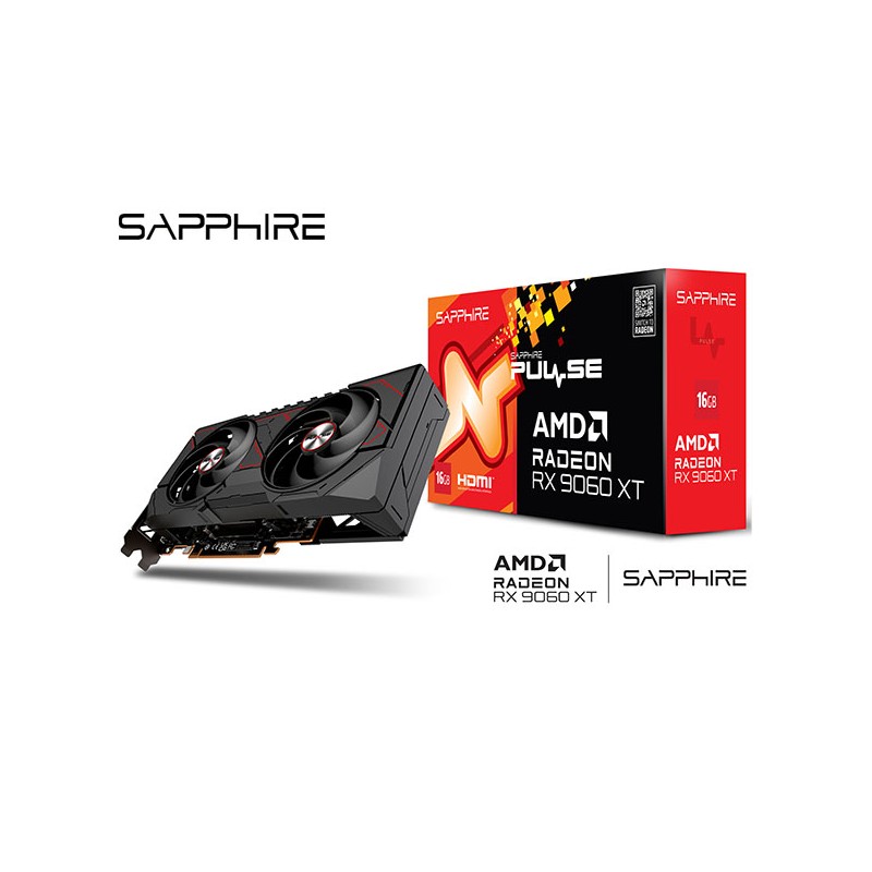 SAPPHIRE PULSE AMD RADEON™ RX 9060 XT 16GB [11350-03-20G]